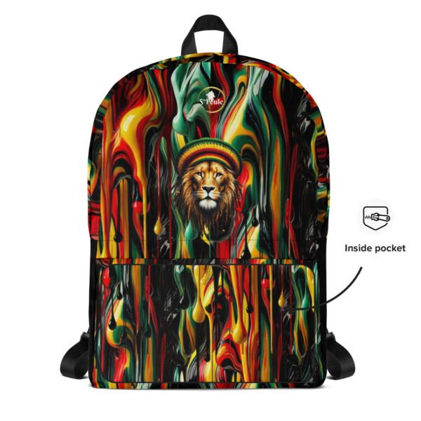 Sac à dos Jah Lion, Sac à dos, Rasta Couleur, Rasta - Image 2